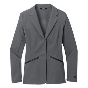 OGIO Fusion Gray Snap Closure Stretch Career Casual Performance Blazer NEW